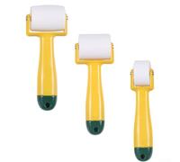 Lot de 3 rouleaux de couture pour lisser le papier, le film vinyle et l'habillage de voiture - Poignée ergonomique en plastique - Application pour bricolage, travaux manuels et projets de décoration