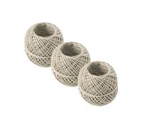 Lot de 3 rouleaux de Ficelle imitation lin 50 m Tecno Fackelmann