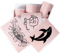 Lot De 3 Rouleaux De Papier Autocollant Pour T02/M02l/Q02e/M02/M02x Mini Imprimante - Rose Sticky - 50 Mm X 3,5 M - Durée De Vie 20 Ans - Papier Thermique Pour Journal, Notes D'études Photo