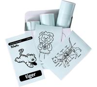 Lot de 3 rouleaux de papier autocollant T02/M02X/M02L-Vert Clair Sticky T02 pour imprimante-50 mmx3,5 m-Durée de vie 20 ans-Pour journal intime,photo,notes d'études
