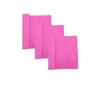 Lot de 3 rouleaux de papier crépon pour la fabrication de fleurs - 25,4 cm de large et 2,4 m de long - Pour travaux manuels, décoration murale de chambre, fête (rose pêche)