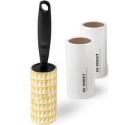 Lot de 3 Rouleaux de Rechange pour Rouleau Anti-Peluches IKEA Bastis avec poignée Incluse