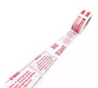Lot de 3 Rouleaux de ruban adhésif imprimé BANDE DE GARANTIE