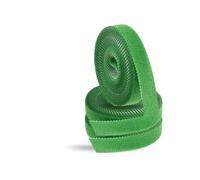 Lot de 3 rouleaux de ruban auto-agrippant épais double face réutilisable pour arbustes d'arbres et arbustes Vert 2,5 m x 1 cm