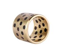 Lot de 3 roulements autolubrifiants sans huile à manchon en cuivre graphite, diamètre intérieur 10 mm, diamètre extérieur 14 mm, hauteur 15 mm,10x14x15mm