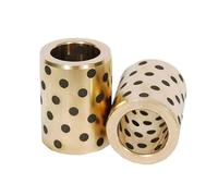 Lot de 3 roulements autolubrifiants sans huile, manchons en cuivre graphite, diamètre intérieur 16 mm, diamètre extérieur 24 mm, hauteur 10 mm,16x24x10mm