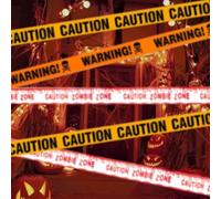 Lot de 3 Ruban Avertissement Halloween, Ruban de Danger d'halloween, Bande d'avertissement décor d'halloween, pour fête Zombie, Halloween, Maison hantée Décoration de Zones dangereuses