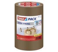 Lot de 3 rubans adhésif emballage Tesa extra fort 66m x 50mm marron
