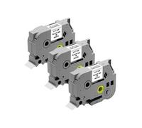 Lot de 3 Rubans Blanc compatible Brother P-touch TZe-231 - Etiquette 12mm x 8m Phonillico®