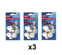 Lot De 3 Sachets De 10 Attaches Cadre Toile Gomme - Apli