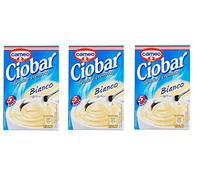 Lot de 3 sachets de chocolat blanc Cameo Ciobar Hot istant, 21 g
