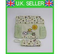 Lot de 3 sacs à couches Vert Design Design Cadeau de fête prénatale