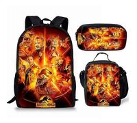 Lot De 3 Sacs A Dos Jurassic World 3d Pour Enfants, 40,6 Cm, Pour Filles Et Garcons, Style Dessin Anime, Pour L'ecole Maternelle, Style 22