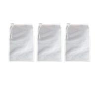 Lot de 3 sacs à fromage en tissu pour égoutter, sacs réutilisables en étamine pour la cuisine, le jus, la fabrication de mi, la cuisson au fromage aux noix,