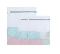 Lot de 3 sacs à linge délicats en maille, Petit filet à linge pour linge délicat, Sac à linge Réutilisables pour Vêtements, pour Manteau Drap de Lit, Lingerie Sac à linge