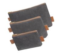 Lot de 3 sacs à outils multi-usages en toile haute performance avec fermeture éclair pour le stockage du matériel et l'organisation du matériel