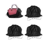 Lot de 3 sacs à poussière avec cordon de serrage, sacs pour bottes de poussière (noir)