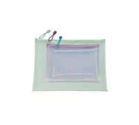 Lot de 3 sacs à ustensiles transparents