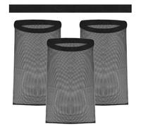 Lot de 3 sacs anti-peluches pour grille d'aération de séchage, housse de conduit avec fonction adhésive, sacs de nettoyage avec design en maille durable, accessoire de buanderie pour intérieur