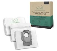 Lot de 3 sacs d'aspirateur réutilisables avec fermeture éclair pour DEEBOT X11 PRO OMNI, X9, X8 PRO, X8 PRO PLUS, T30C, T50 PRO OMNI, T80 OMNI. GRASHÜPFER