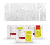 Lot de 3 sacs de corps en PVC avec fermeture éclair en métal, 91,4 x 228,6 cm avec étiquettes d'identité, résistants aux fuites, imperméables et durables pour une utilisation d'urgence et funéraire