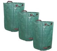 Linxor Sac poubelle 160 L autoportant en PP 150 g/m² – Lot de 3