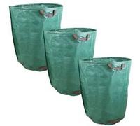 Linxor Sacs de déchets 300 L PP 150 g/m² autoportants – Lot de 3