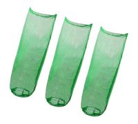 Lot de 3 sacs de désintégration extra résistants en polyamide avec cordon de serrage renforcé, structure de verrouillage, capacité de charge de 36,3 kg, grande capacité pour déchets de jardin