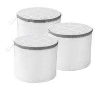 Lot de 3 sacs de lavage pour soutien-gorge, Avec fermeture éclair cachée, Sac à Linge Conserve la forme de vos sous-vêtements et les protège contre les dommages