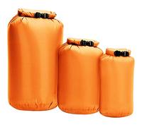 Lot de 3 sacs étanches avec couvercle enroulable pour kayak, bateau, pêche, natation