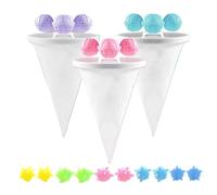 Lot de 3 sacs filtrants pour machine à laver - Avec 10 boules anti-balles - Réutilisables - Filtre flottant - Éliminateur de poils d'animaux