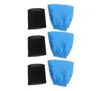 Lot De 3 Sacs Filtrants Textiles En Mousse For Aspirateurs Secs Et Humides, Compatibles Avec Les Aspirateurs Karcher MV1 WD2 WD3, Grande Capacité