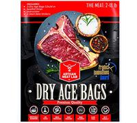 Lot de 3 sacs secs pour viande, ribeye, steak de bœuf, surlonge, poitrine, barbecue - Vieillir à la maison en toute simplicité - 30,5 x 61 cm Artisan Meat Lab