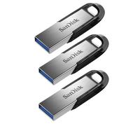 Lot de 3 SANDISK Clé USB Ultra Flair 64Gb USB 3.0 Gris