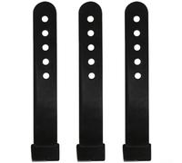 Lot de 3 sangles de canne à pêche en caoutchouc antidérapant et étanche pour le rangement et le transport du matériel de pêche (B)