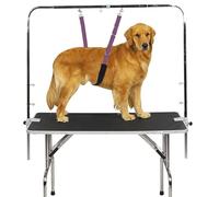 Lot de 3 sangles ventrales de toilettage pour chien - Extension réglable avec anneaux en D - Support de hanche pour chien de petite et moyenne taille
