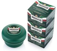 Lot De 3 Savons À Barbe En Bol, 3 X 150 Ml, Soin Visage Homme Rafraîchissant, Savon De Rasage À L'eucalyptus Et Au Menthol, Fabriqué En Italie[Z1839]