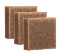 Lot de 3 savons à l'argile de cuivre faits à la main, barre d'argile bentonite au Cnidium Monnieri, savon froid pour un nettoyage doux du corps et du visage, 100 g chacun