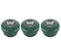 Lot de 3 savons à raser Proraso - 150 ml - Avec huile d'eucalyptus et menthol italien