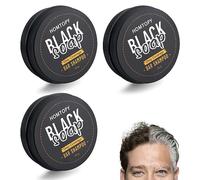 Lot de 3 savons dépilatoires gris naturel pour cheveux gris, shampoing gris inversé, shampoing pour hommes et femmes, savon naturel pour cheveux gris