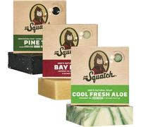 Lot De 3 Savons Naturels Pour Homme-Rhum De Laurier,Aloe Frais Et Goudron De Pin