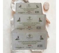 Lot de 3 Savons Savon Masque au Lait de Chèvre - Teint Éclatant - Pour Visage et Corps - Soin Naturel - Anti Imperfections - Nettoyant et Apaisant -Tous Types de Peaux - 100g - Certifié ISO.