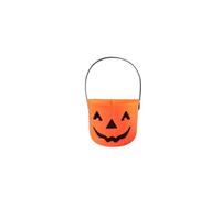 Lot de 3 seaux d'Halloween de 15,2 cm - Jack O Candy - Seau à bonbons - Chaudron ou citrouille - Fournitures de fête d'Halloween Htw96 (C, taille unique)