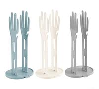 Lot de 3 séchoirs à gants de cuisine muraux ou d'armoire avec plateau d'égouttement pour optimiser l'espace de cuisine et gérer les gouttes d'eau