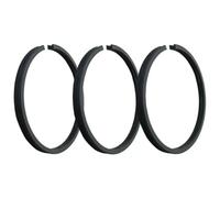 Lot de 3 segments de piston for compresseur d'air 42-65 mm - Remplacement durable for accessoires de pompes à air cylindriques(51mm)