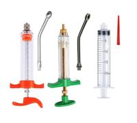 Lot de 3 seringues pour bétail, vache, chèvre, mouton, cochon, poulet, canard, oie, volaille (20 ml)