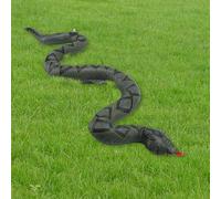 Lot de 3 serpents gonflables - 95 x 25 cm - Grand serpent gonflable - Jouet réaliste en PVC - Décorations sur le thème de la jungle pour Halloween, piscine, jardin, fête, farce