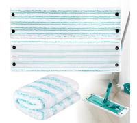 Lot de 3 serpillères de rechange compatibles avec Leifheit Combi/Clean Twist M Micro Duo mop, en microfibre, pour machine à laver, convient pour tous les types de sols
