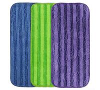 Lot de 3 serpillères de rechange en microfibre pour Swiffer WetJet - Solution de nettoyage en profondeur pour différents types de sols