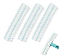 Lot de 3 Serpillères de Rechange, Housse de Rechange pour Balai à Vitre, Housse de Rechange pour Essuie, Raclette à Fenêtre,Housse de Lave Vitres en Microfibre pour Vitres Et Cadres